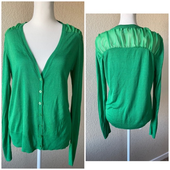 Charming Charlie Emerald Green Cardigan - small - Picture 1 of 2